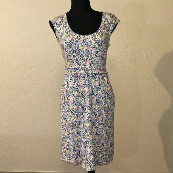 Boden Blue Pink Sundress Cap Sleeve Mini - Picture 4 of 10